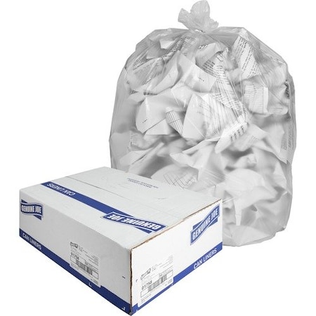 Genuine Joe Genuine Joe High Density Can Liners, 40-45 Gal, 40inx48in, CL, 10PK GJO01758